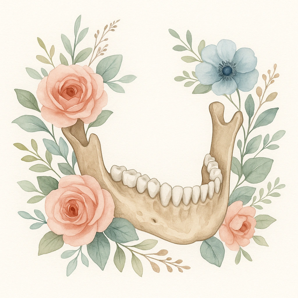 нижняя челюсть стиль флористика